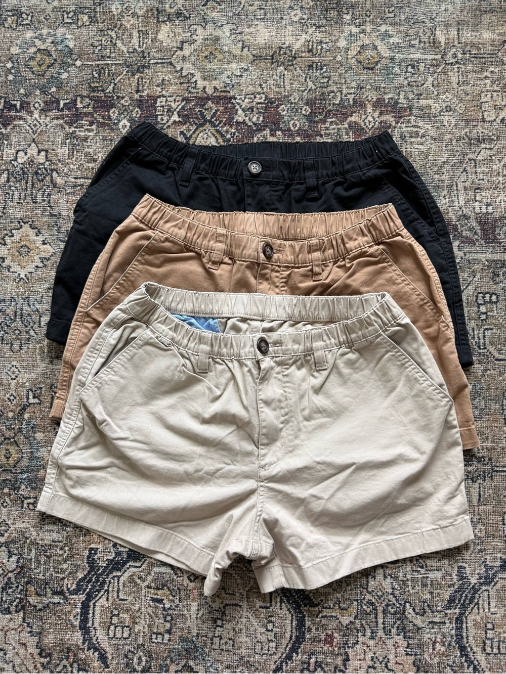 3 pack of Chubbies 4” inseam shorts